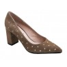 Zapato Mujer Piel Ante Con Adorno Estrellas
