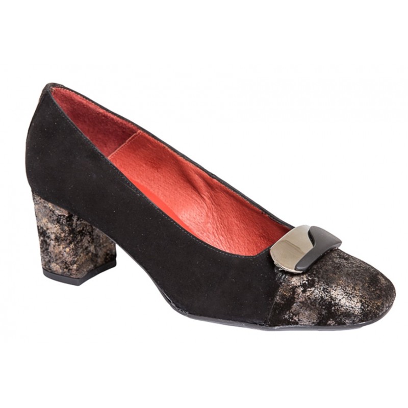 Carlos Pla Zapato Mujer Ancho Especial Piel Ante