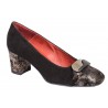 Carlos Pla Zapato Mujer Ancho Especial Piel Ante