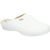 D'Chus Zueco Anatómico Confortable Mujer Piel Blanco