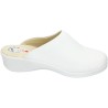 D'Chus Zueco Anatómico Confortable Mujer Piel Blanco