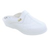 D'Chus Zueco Anatómico Confortable Mujer Piel Blanco