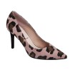 Zapato Mujer Piel Animal Print Tacón Alto. Alarcón.