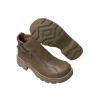 Botin Moda Joven Mujer Piel Taupe