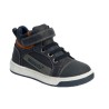 CRECENDO. Bota Velcro Sport Casual Niño Marino
