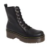 Rodri Bota Estilo Militar Moda Joven Piel Negro