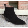 Alarcón Botín Estilo Cowboy Moda Mujer En Piel