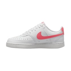 Nike Court Vision Lo Zapatilla Deportiva Blanco-Fuxia
