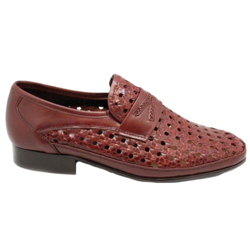 Zapato Piel Trenzado Jacinto Ancho Especial. JR Almansa