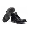 Dj Santa Bota Joven Moda Hombre En Piel Negro