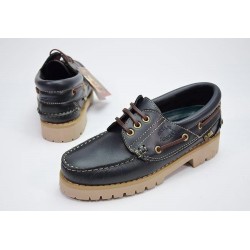 Urban Jungles Náutico Estilo Timberland Piel Negro