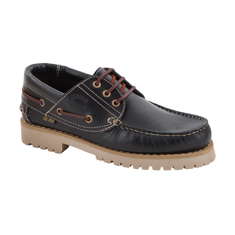Urban Jungles Náutico Estilo Timberland Piel Negro