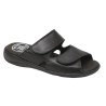 Duendy Sandalia Piel Confort Hombre Con Velcros.