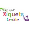 XIQUETS. Bailarina Para Niña En Piel Azul Lavable