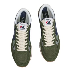 Zapatilla Pepe Jeans Brit Mix Casual Hombre Kaki