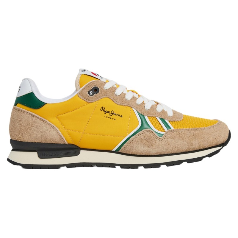 Zapatilla Pepe Jeans Brit Fut Amarillo Casual Hombre