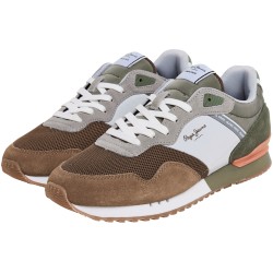 copy of Zapatilla Pepe Jeans Brit Mix Casual Hombre Kaki