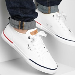 Zapatilla Pepe Jeans Kenton Smart Lona Blanco