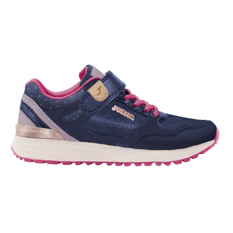 Joma 404 Jr Deportivo Casual Niña Azul Fuxia