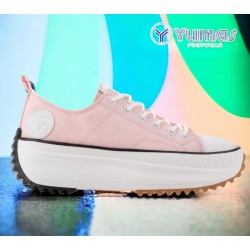 Sneaker Mujer Layla Rosa Plantilla Confort. Yumas