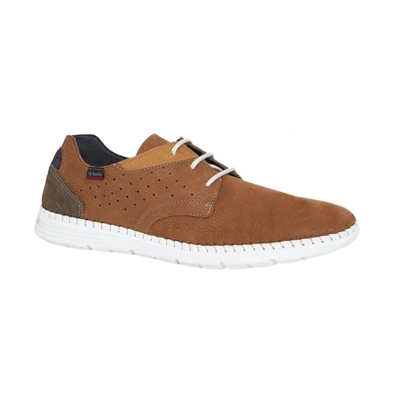 DJ Santa Zapato Hombre Confort Piel Nobuck.