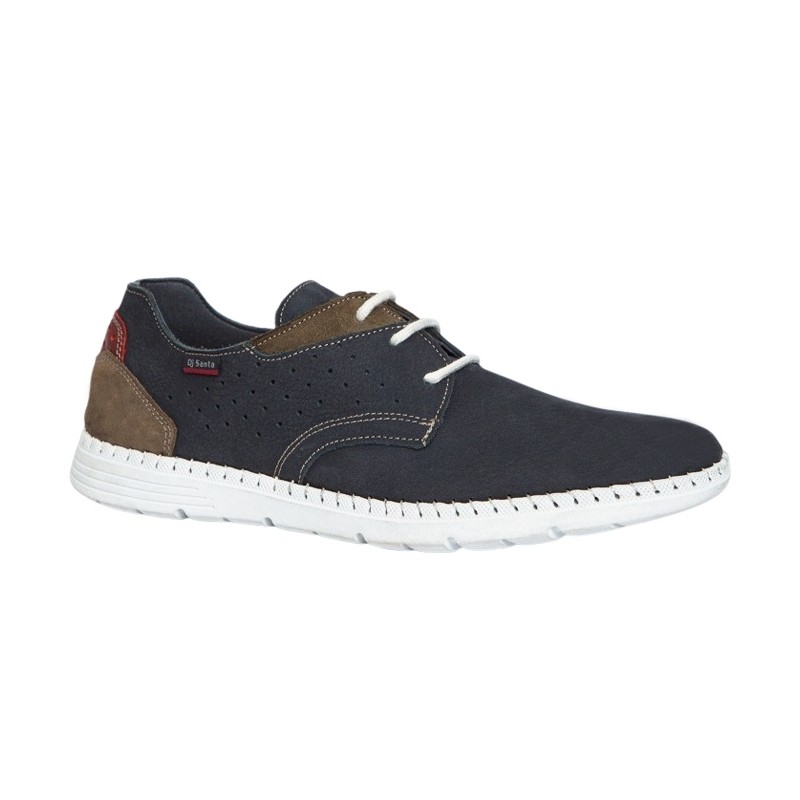 copy of Casual Mocasín Joven Con Elástico Piel Nobuck Marino. Dj Santa