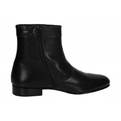 Bota Clásica Para Hombre En Piel y Cremallera