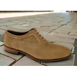 Fenatti Zapato Vestir Ceremonia Hombre Piel Beig