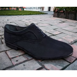 Fenatti Zapato Vestir Ceremonia Hombre Piel Azul