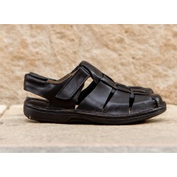 Sandalia Confortable Hombre En Piel