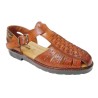Sandalia Piel Cuero Clasica Para Hombre