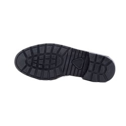 Sandalia Piel Negro Clasica Para Hombre