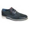 DJ Zapato Vestir Sport Piel Azul