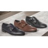 Fenatti Almansa Zapato Piel Vestir Con Hebillas Para Hombre