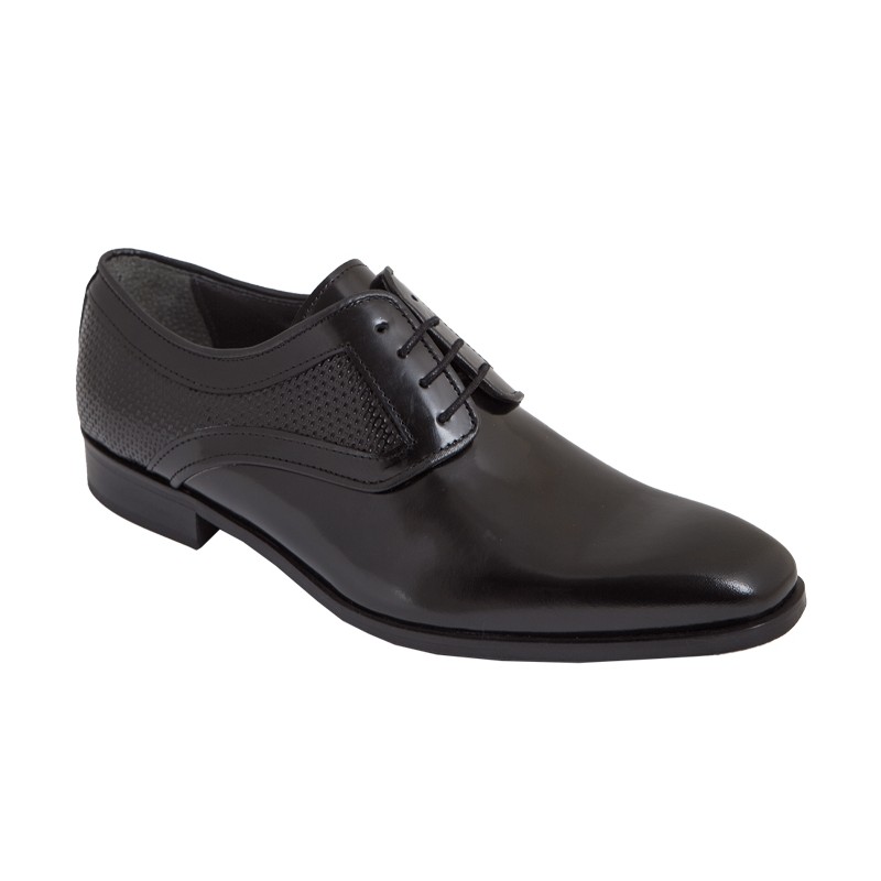 Fenatti Almansa Zapato Novio Vestir Piel Florentic Negro