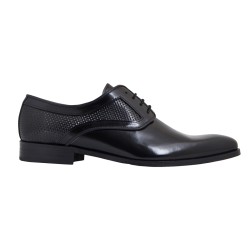 Fenatti Almansa Zapato Novio Vestir Piel Florentic Negro