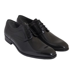 Fenatti Almansa Zapato Novio Vestir Piel Florentic Negro