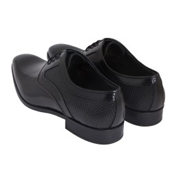 Fenatti Almansa Zapato Novio Vestir Piel Florentic Negro