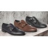 Fenatti Almansa Zapato Piel Vestir Con Hebillas Para Hombre