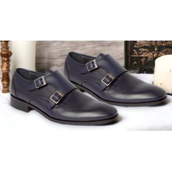 Fenatti Almansa Zapato Piel Vestir Con Hebillas Para Hombre