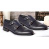 Fenatti Almansa Zapato Piel Vestir Con Hebillas Para Hombre