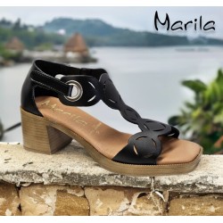 Marila Sandalia Mujer Cómoda En Piel