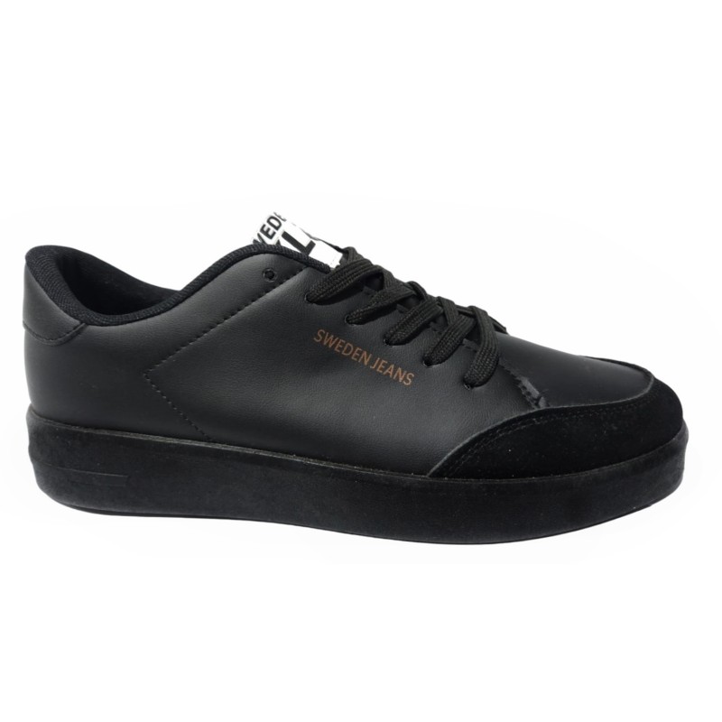 Sweden Kle Zapatilla Casual Hombre En Negro
