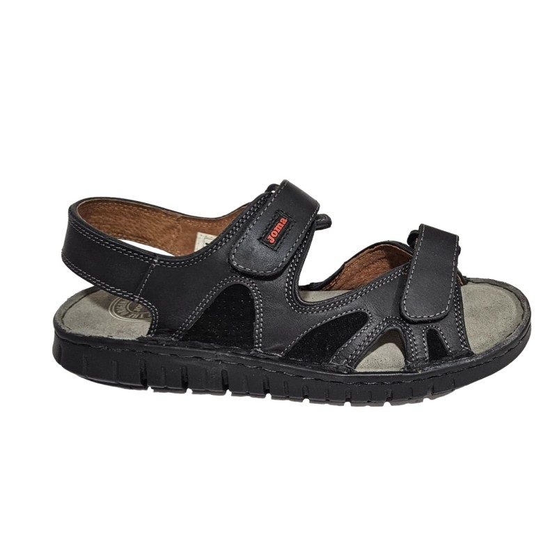 Joma Faro Sandalia Sport Piel Negro