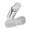 Sandalia Confort Con Cremallera Piel Blanco