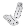 Sandalia Confort Con Cremallera Piel Blanco