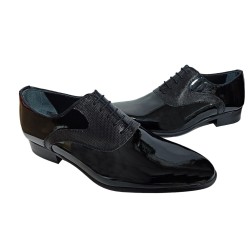JR Almansa Zapato Novio-Ceremonia Piel Charol