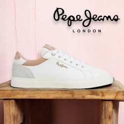 Pepe Jeans Kenton Zapatilla Sneakers Mujer Blancas