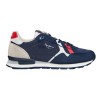 Zapatilla Pepe Jeans Brit Road Navy Casual Hombre