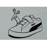 Puma Courtflex V3 Zapatilla Deportiva Niño